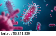 AMR Antimicrobial resistance. Стоковое AI-изображение, AI-художник Anastasy Yarmolovich / Фотобанк Лори