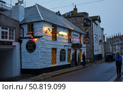 The Admiral Benbow historic restaurant and pub in Penzance, Cornwall. England. GB (2009 год). Редакционное фото, фотограф Сергей Пристяжнюк (Serg Zastavkin) / Фотобанк Лори