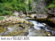 Ущелье реки Курджипс, Адыгея. Стоковое фото, фотограф Оглоблин Андрей Николаевич / Фотобанк Лори