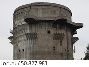 Remains of Anti-aircraft G-Tower, Flak Tower VII in Augarten, Austria. Стоковое фото, фотограф Richard Roscoe/Stocktrek Images / ТАСС / Фотобанк Лори