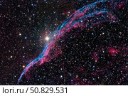 The Western Veil Nebula Roth Ritter/Stocktrek Images. Стоковое фото, агентство ТАСС / Фотобанк Лори
