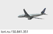 Embraer E190 of Air Astana fly away (2024 год). Редакционное видео, видеограф Игорь Жоров / Фотобанк Лори