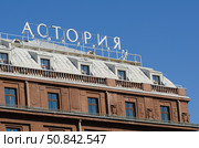 Hotel Astoria in St.Petersburg (2011 год). Редакционное фото, фотограф Александр Подшивалов / Фотобанк Лори