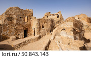 Ksar Beni Barka. One of the largest Ksar in country. Region of Tataouine. Tunisia. Стоковое фото, фотограф Яков Филимонов / Фотобанк Лори