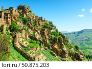 Epic Ruins of the Mountain Ghost Village Gamsutl. Caucasus (2024 год). Стоковое фото, фотограф Константин Лабунский / Фотобанк Лори