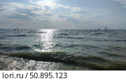 Закат, Азовское море, Павло-Очаковская коса. Стоковое фото, фотограф Ирина / Фотобанк Лори