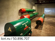 Изделие Б142/Ф4. Балаклавский подземный музейный комплекс на бывшей подземной базе подводных лодок. Балаклава. Севастополь. Крым. Редакционное фото, фотограф Сергей Афанасьев / Фотобанк Лори