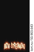Vertical Now Streaming text lower thirds fire animation Live Streaming conception. Стоковая анимация, аниматор Mihail Mihaylov / Фотобанк Лори