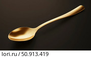 wealth gold spoon ai generated. Стоковое AI-изображение, AI-художник Vectorwin / Фотобанк Лори