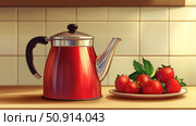 espresso coffee pot kitchen ai generated. Стоковое AI-изображение, AI-художник Vectorwin / Фотобанк Лори