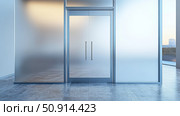 opaque frosted glass door ai generated. Стоковое AI-изображение, AI-художник Vectorwin / Фотобанк Лори