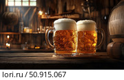 yeast craft beer ai generated. Стоковое AI-изображение, AI-художник Vectorwin / Фотобанк Лори