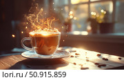 roast energy coffee ai generated. Стоковое AI-изображение, AI-художник Vectorwin / Фотобанк Лори