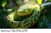 constrictor tree snake ai generated. Стоковое AI-изображение, AI-художник Vectorwin / Фотобанк Лори
