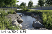 infiltration storm water management ai generated. Стоковое AI-изображение, AI-художник Vectorwin / Фотобанк Лори