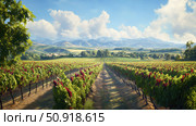 fermentation red wine vineyard ai generated. Стоковое AI-изображение, AI-художник Vectorwin / Фотобанк Лори