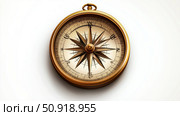 north compass on white ai generated. Стоковое AI-изображение, AI-художник Vectorwin / Фотобанк Лори