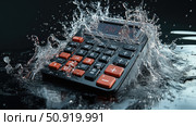 solvent dissolving calculator ai generated. Стоковое AI-изображение, AI-художник Vectorwin / Фотобанк Лори