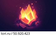 inferno beaming fire ai generated. Стоковое AI-изображение, AI-художник Vectorwin / Фотобанк Лори