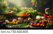 legumes plant base diet ai generated. Стоковое AI-изображение, AI-художник Vectorwin / Фотобанк Лори