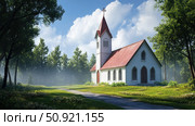worship house church ai generated. Стоковое AI-изображение, AI-художник Vectorwin / Фотобанк Лори