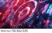 malfunction collapsing gear ai generated. Стоковое AI-изображение, AI-художник Vectorwin / Фотобанк Лори