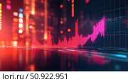 downturn fading sales graph ai generated. Стоковое AI-изображение, AI-художник Vectorwin / Фотобанк Лори