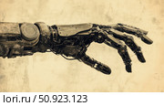 servo elevating robotic arm ai generated. Стоковое AI-изображение, AI-художник Vectorwin / Фотобанк Лори