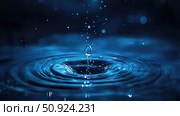 adhesion sliding water drop ai generated. Стоковое AI-изображение, AI-художник Vectorwin / Фотобанк Лори