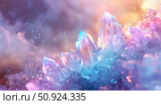 growth syncing ice crystal ai generated. Стоковое AI-изображение, AI-художник Vectorwin / Фотобанк Лори