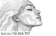 physics bouncing human face ai generated. Стоковое AI-изображение, AI-художник Vectorwin / Фотобанк Лори