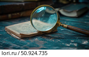 magnification emitting magnifying glass ai generated. Стоковое AI-изображение, AI-художник Vectorwin / Фотобанк Лори
