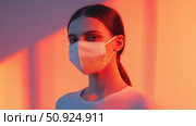 technology oscillating face mask ai generated. Стоковое AI-изображение, AI-художник Vectorwin / Фотобанк Лори