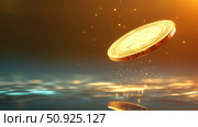 trading flickering coin ai generated. Стоковое AI-изображение, AI-художник Vectorwin / Фотобанк Лори