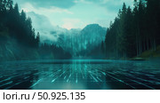 integration morphing data lake ai generated. Стоковое AI-изображение, AI-художник Vectorwin / Фотобанк Лори