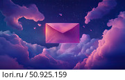 time streaming envelope ai generated. Стоковое AI-изображение, AI-художник Vectorwin / Фотобанк Лори