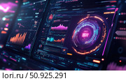 metrics spiraling KPI dashboard ai generated. Стоковое AI-изображение, AI-художник Vectorwin / Фотобанк Лори