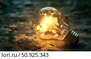 glass fracturing lightbulb ai generated. Стоковое AI-изображение, AI-художник Vectorwin / Фотобанк Лори