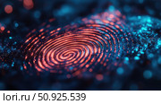 privacy replicating digital fingerprint ai generated. Стоковое AI-изображение, AI-художник Vectorwin / Фотобанк Лори