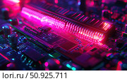 oscillation vibrating RAM chip ai generated. Стоковое AI-изображение, AI-художник Vectorwin / Фотобанк Лори