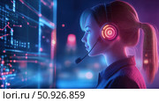 ai oscillating customer support ai generated. Стоковое AI-изображение, AI-художник Vectorwin / Фотобанк Лори