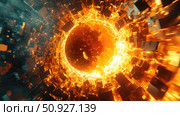 reservoir fracturing energy core ai generated. Стоковое AI-изображение, AI-художник Vectorwin / Фотобанк Лори