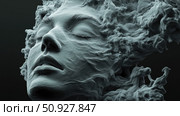 surreal dissolving face ai generated. Стоковое AI-изображение, AI-художник Vectorwin / Фотобанк Лори