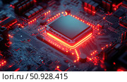 cooling lighting up CPU ai generated. Стоковое AI-изображение, AI-художник Vectorwin / Фотобанк Лори