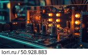 superposition illuminating quantum processor ai generated. Стоковое AI-изображение, AI-художник Vectorwin / Фотобанк Лори