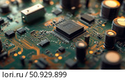 reflow splitting electronic board ai generated. Стоковое AI-изображение, AI-художник Vectorwin / Фотобанк Лори