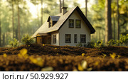 appeal house with mulch ai generated. Стоковое AI-изображение, AI-художник Vectorwin / Фотобанк Лори