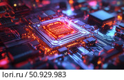 qubit shifting quantum processor ai generated. Стоковое AI-изображение, AI-художник Vectorwin / Фотобанк Лори
