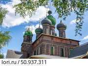 Церковь Иоанна Предтечи в Толчкове. Ярославль. Россия. Июль 2025. Стоковое фото, фотограф Владимир Макеев / Фотобанк Лори