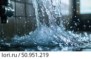 flow water pressure ai generated. Стоковое AI-изображение, AI-художник Vectorwin / Фотобанк Лори